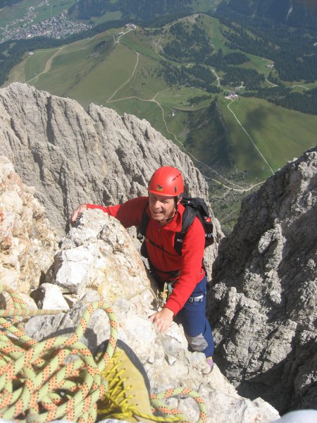 Sassolungo, via normale, 24 agosto 2012