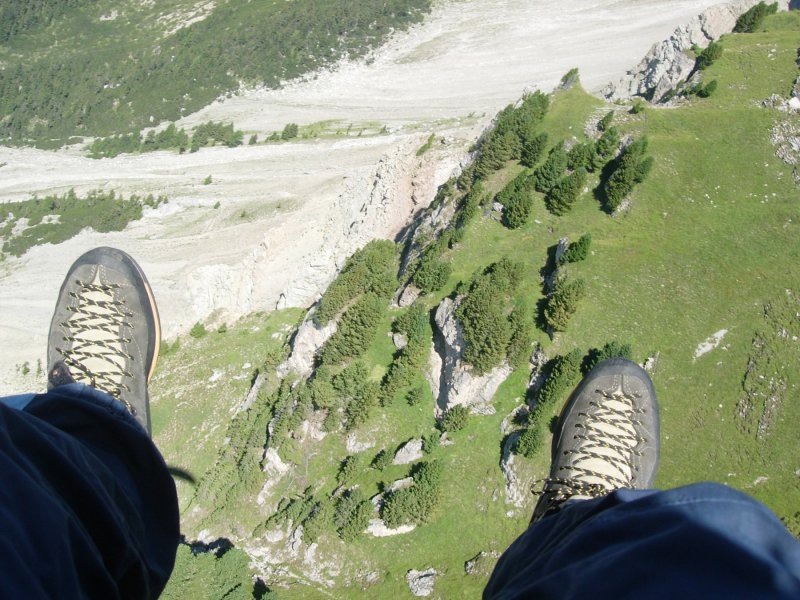 Parapendio al Seceda, 2010